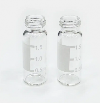 2mL Short Thread Vial (Clear, Amber) & Red PTFE/White Silicone Septa