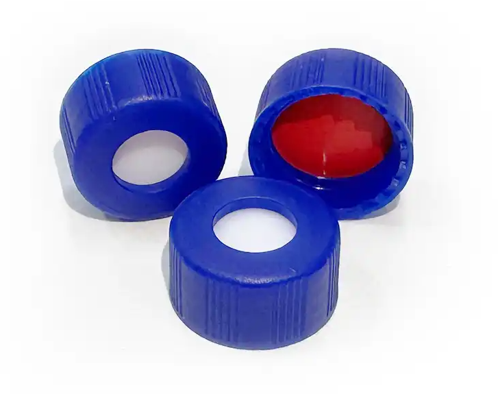2mL Short Thread Vial (Clear, Amber) & Red PTFE/White Silicone Septa
